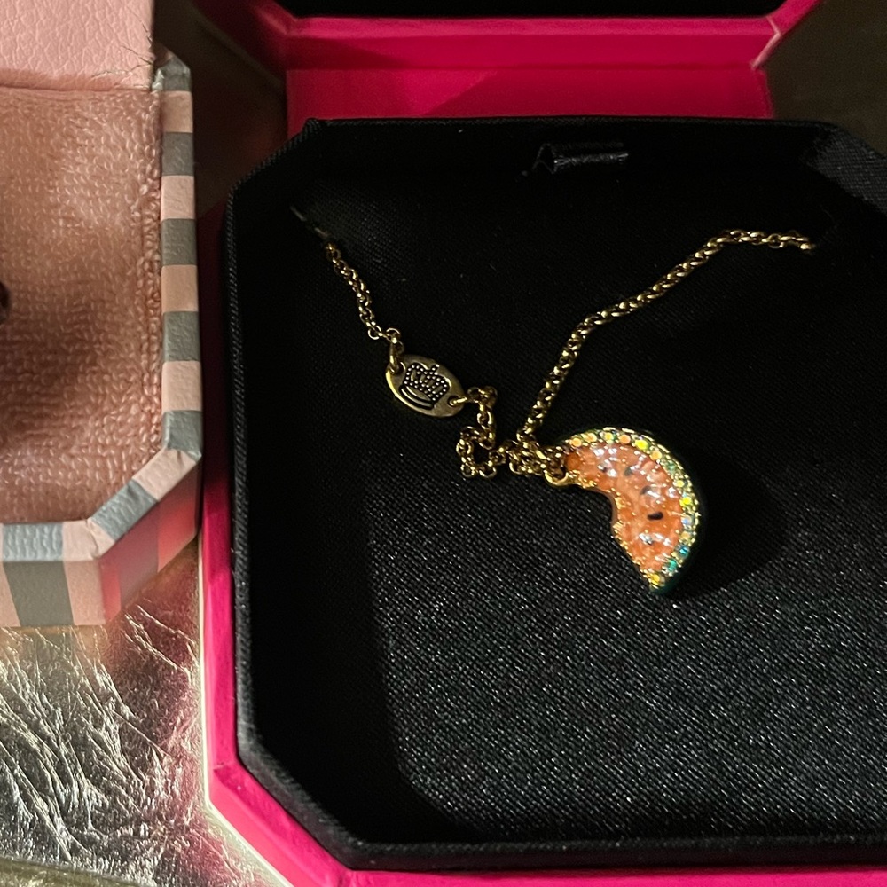 Juicy couture watermelon necklace